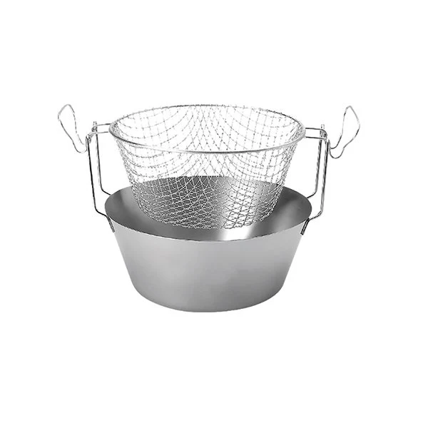 Friteuse traditionnelle avec bassine inox 20 cm Artame