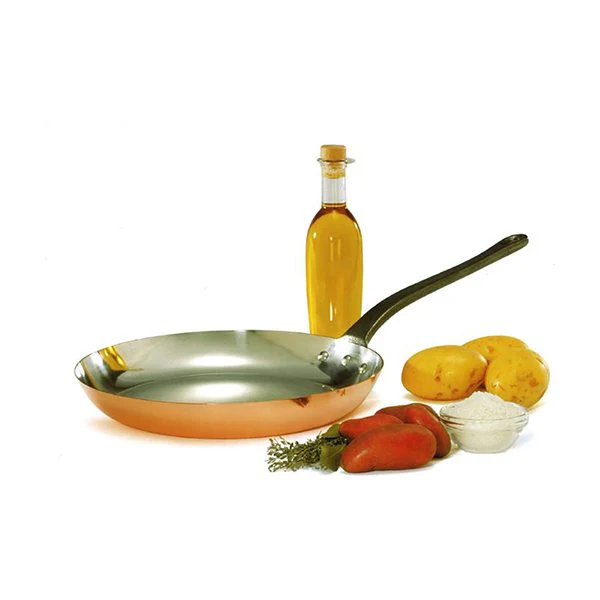 PoĂȘle Ă frire en cuivre massif 28 cm Baumalu - Image 2