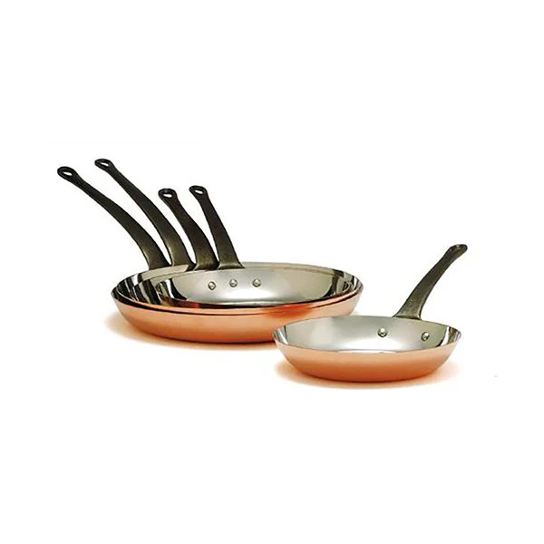 PoĂȘle Ă frire en cuivre massif 28 cm Baumalu - Image 3
