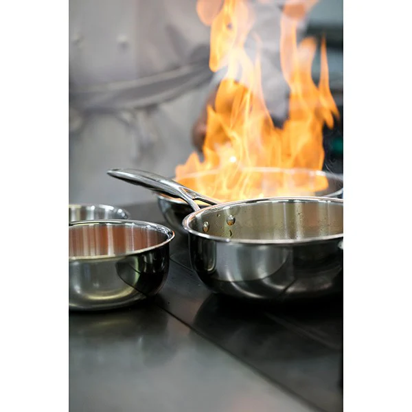 Casserole inox Castel'Pro 18 cm Cristel - Image 4