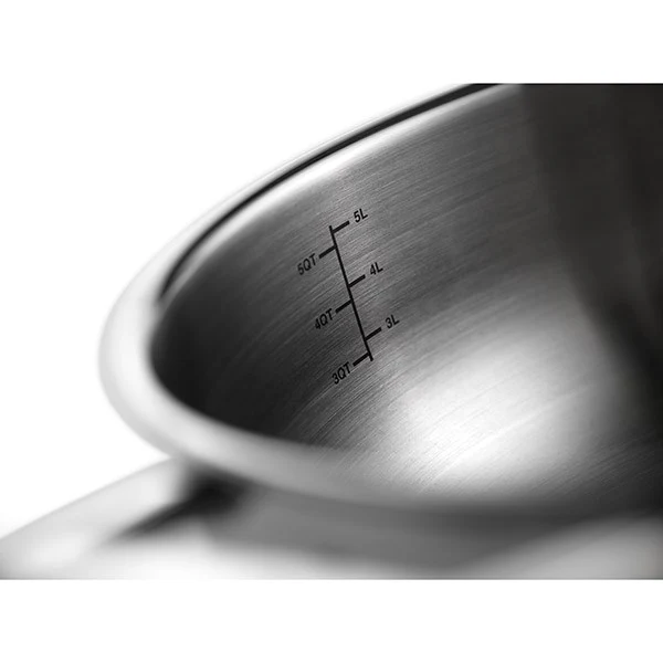 Casserole inox Castel'Pro 20 cm Cristel - Image 3
