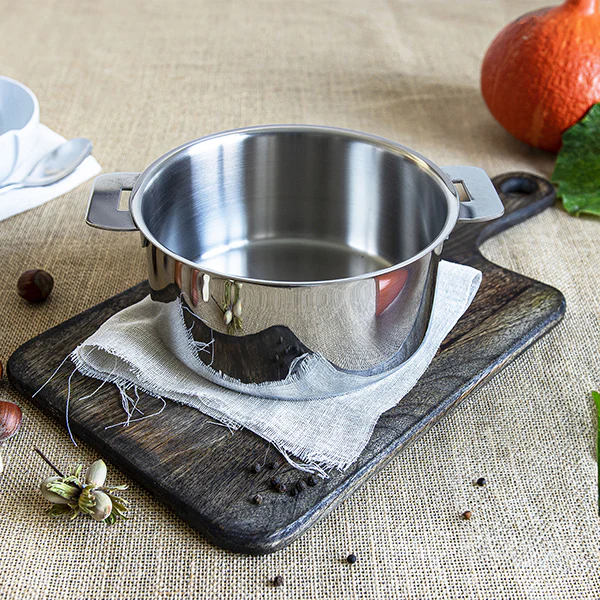 Casserole inox Mutine sans manche 18 cm Cristel - Image 3