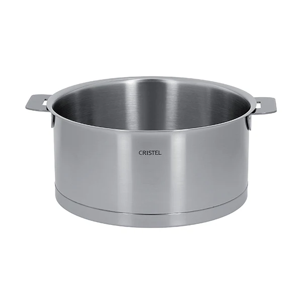 Casserole inox Strate sans manche 20 cm Cristel