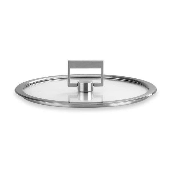 Couvercle verre poignée carrée Strate 18 cm Cristel