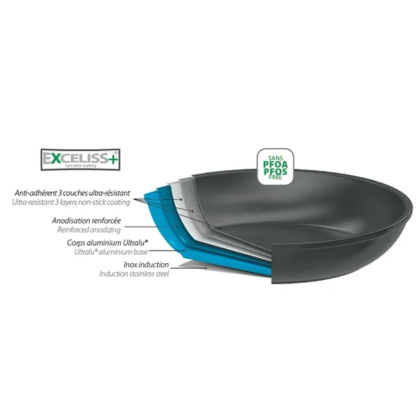 Poêle Cookway amovible 28 cm Cristel - Image 2