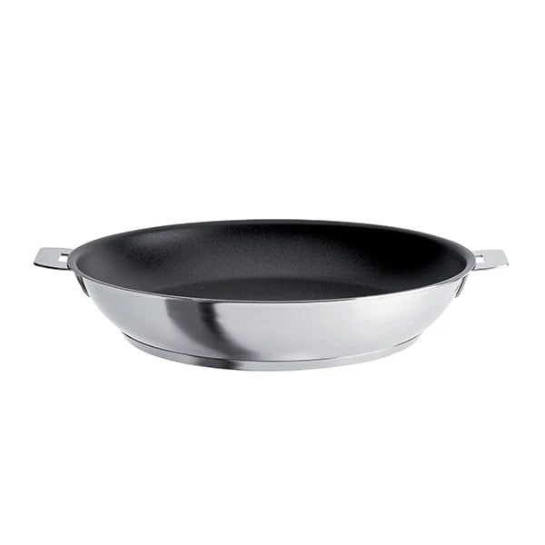 Poêle haute inox antiadhérente Strate sans manche 24 cm Cristel