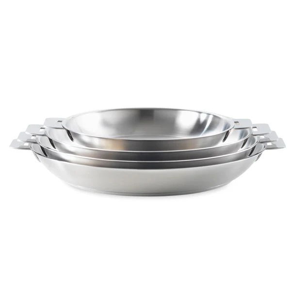 PoĂȘle tout inox Strate sans manche 20 cm Cristel - Image 2