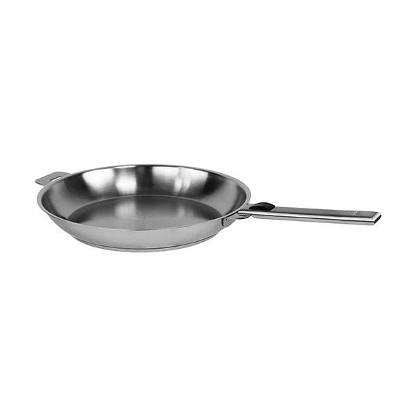 PoĂȘle tout inox Strate sans manche 28 cm Cristel - Image 2
