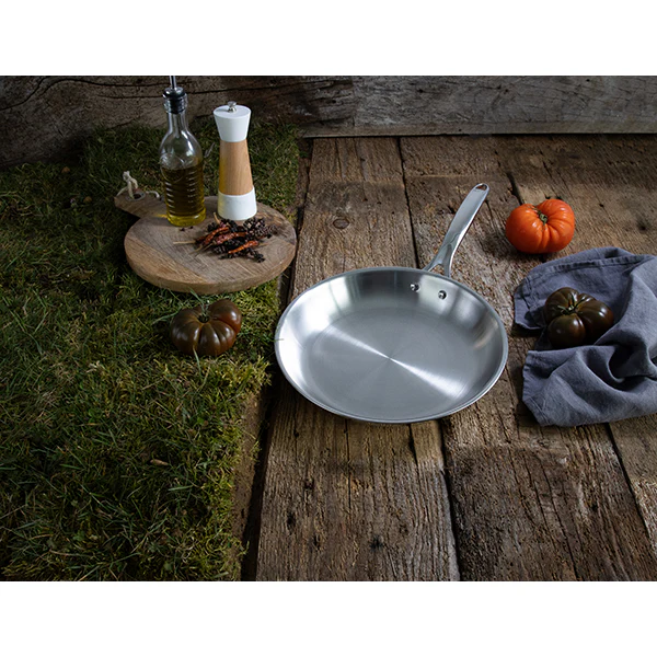 PoĂȘle sautoir tout inox Castel'Pro 28 cm Cristel - Image 4