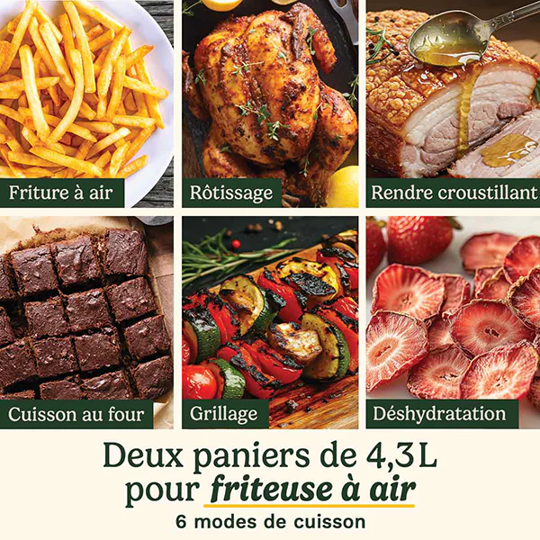 Friteuse à air Trizone 13,6 L 2400 W Cuisinart - Image 4