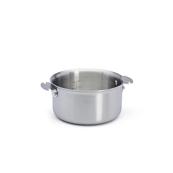 Casserole inox Alchimy Loqy sans manche 18 cm De Buyer
