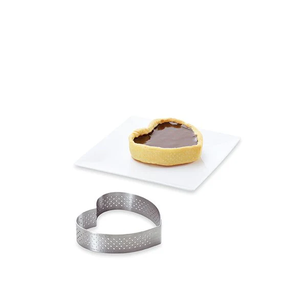 Cercle à tarte perforé Cœur individuel De Buyer - Image 6