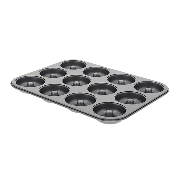 Plaque 12 minis savarins ou babas au rhum acier De Buyer