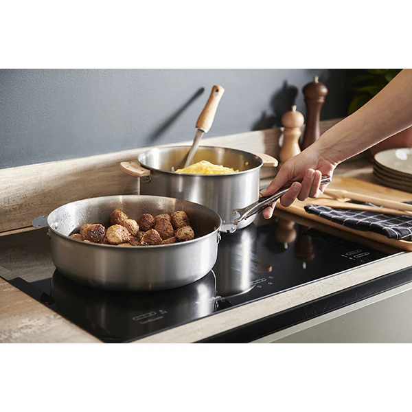 Sauteuse droite tout inox Alchimy Loqy sans manche 28 cm De Buyer - Image 5