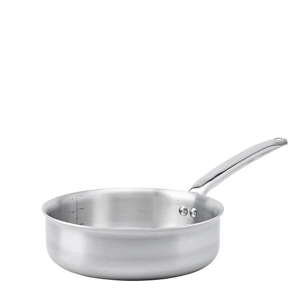 Sauteuse bord droit tout inox Alchimy 24 cm De Buyer