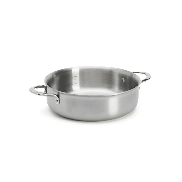 Sautoir droit tout inox Alchimy 24 cm De Buyer