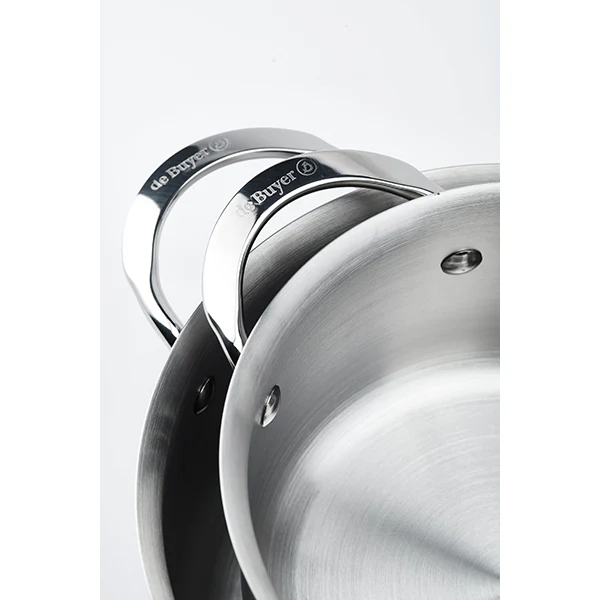 Sautoir droit tout inox Alchimy 28 cm De Buyer - Image 5