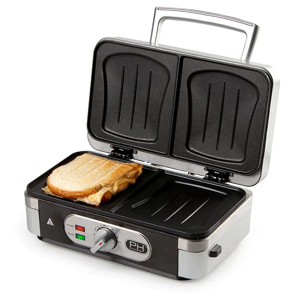 Appareil 3 en 1 grill, gaufrier et croque-monsieur 30 cm 1000 W DO9136C Domo - Image 3