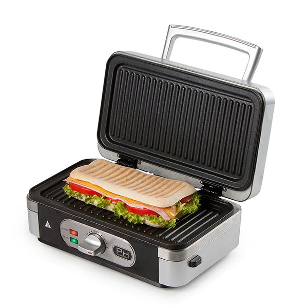 Appareil 3 en 1 grill, gaufrier et croque-monsieur 30 cm 1000 W DO9136C Domo - Image 4