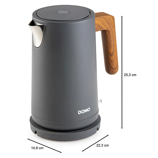 Bouilloire grise mat 1,7 L 2200 W Domo - Image 5