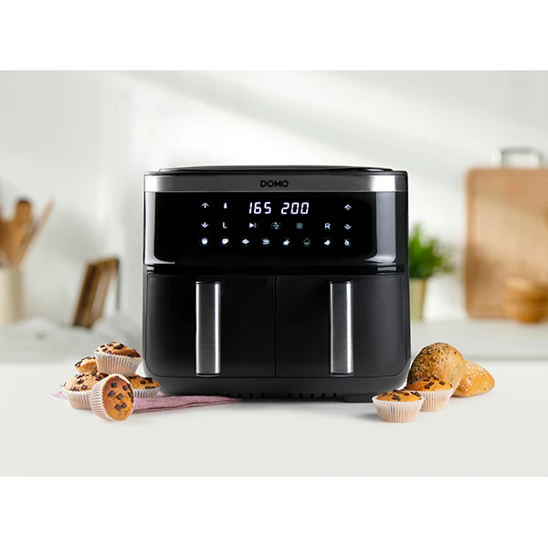 Déli Fryer double fry zone 2 x 4L Domo - Image 5