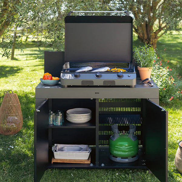 Desserte de jardin Félix double porte gris cargo  ENO - Image 3