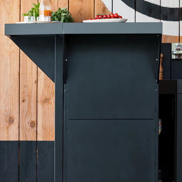 Modulo comptoir bar 60 cm gris cargo ENO - Image 2