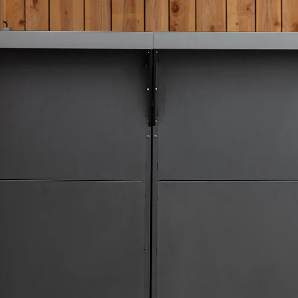Modulo comptoir bar 80 cm gris cargo ENO - Image 6