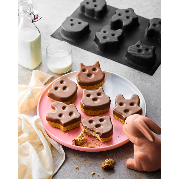 Moule 6 Animaux en silicone Flexipan - Image 2