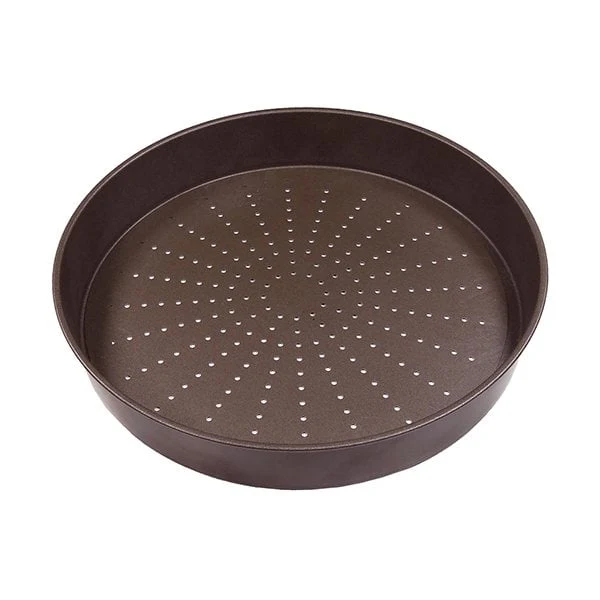 Moule à flan avec fond amovible perforé avec revêtement antiadhérent 27 cm Gobel