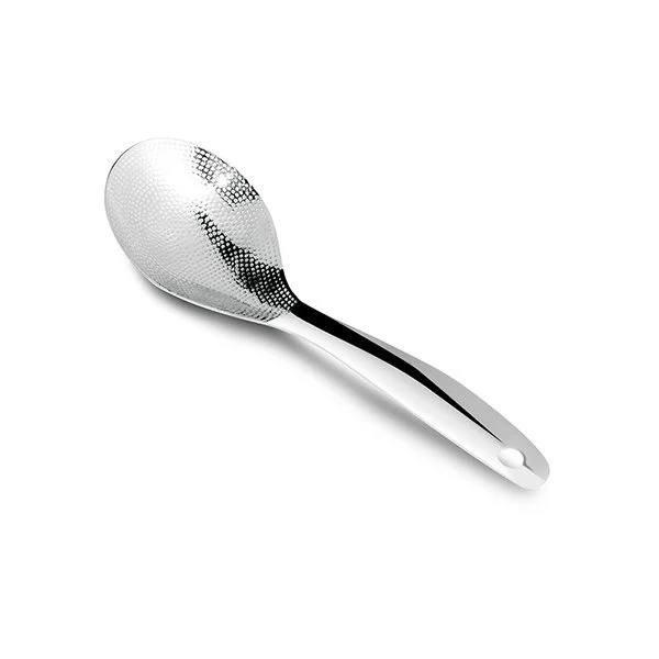 Cuillère à riz martelée en inox I Genietti - Image 2