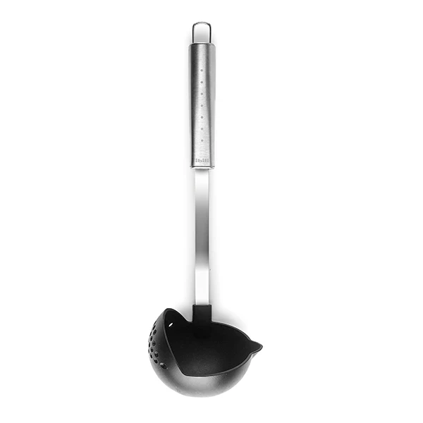 Louche avec écumoire en nylon et inox Ibili - Image 2