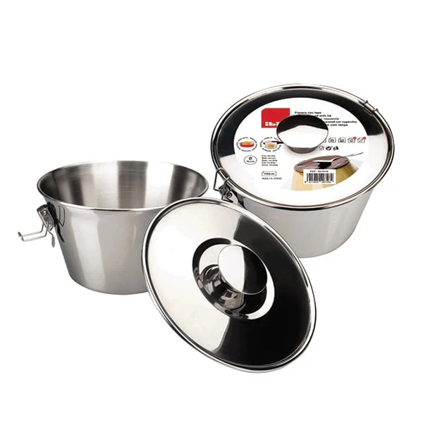 Moule Ă Flan et Pudding en acier inoxydable 20 cm Ibili