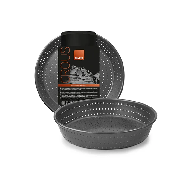 Moule haut perforé antiadhérent en acier 24 cm Ibili - Image 2