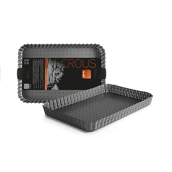 Moule rectangle perforé en acier 31 x 21 cm Ibili - Image 2
