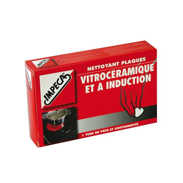 Nettoyant plaques vitrocéramiques et à induction tube 50 ml Impeca