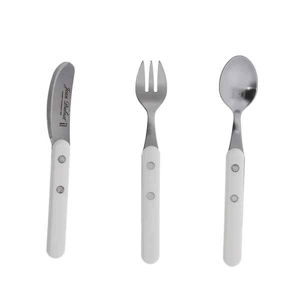 3 couverts enfants Bistrot à la française blanc Jean Dubost - Image 2