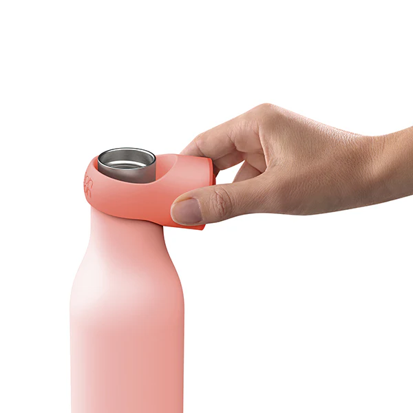 Bouteille isotherme isolée sous vide Loop 500 ml Corail mat Joseph Joseph - Image 3