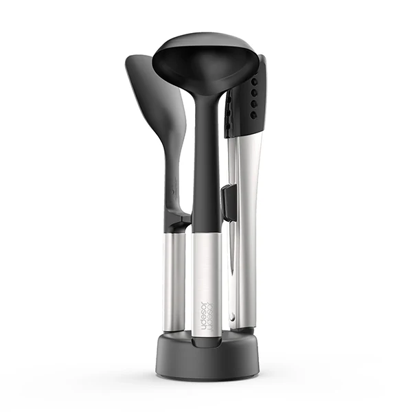 Set de 3 ustensiles Elevate Fusion avec socle compact Joseph Joseph