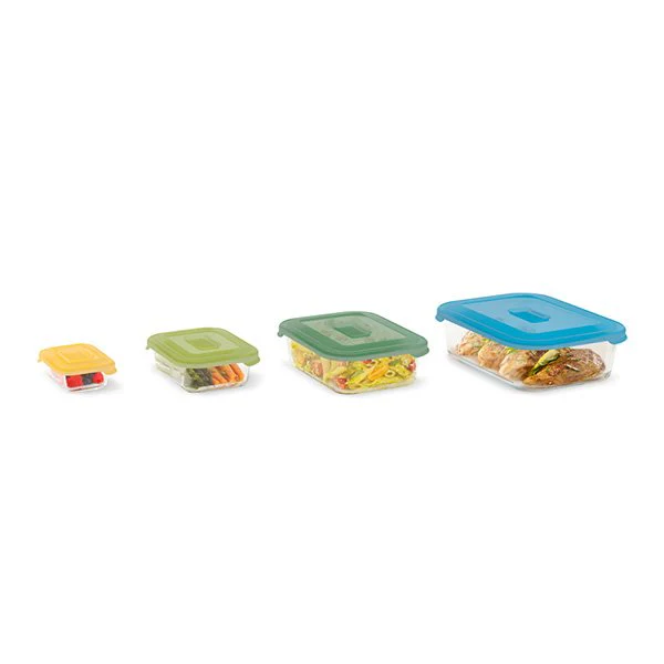 Set de 4 boîtes en verre Net Glass Storage Joseph Joseph - Image 4