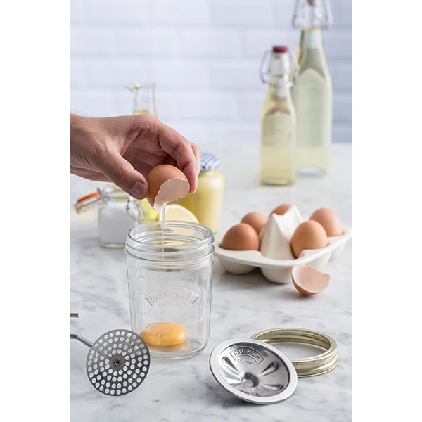 Shaker mayonnaise en verre 350 ml Kilner - Image 5
