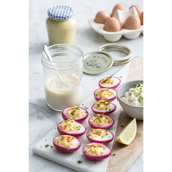 Shaker mayonnaise en verre 350 ml Kilner - Image 6