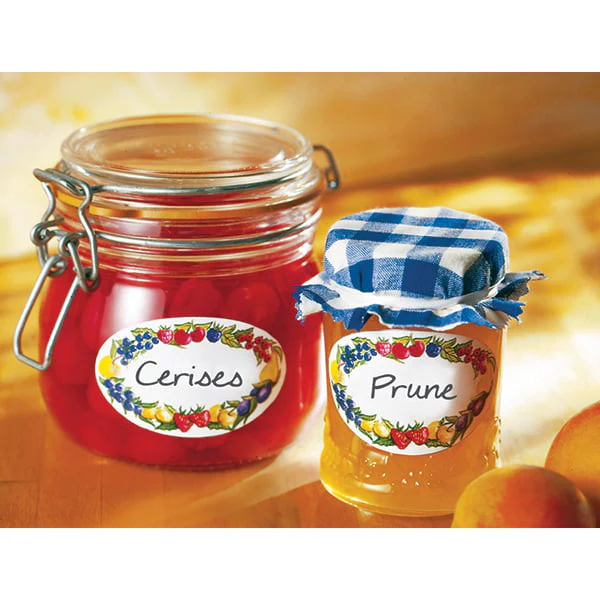 Lot faire son coulis : mousseline à gelée, entonnoir et 100 étiquettes - Image 4