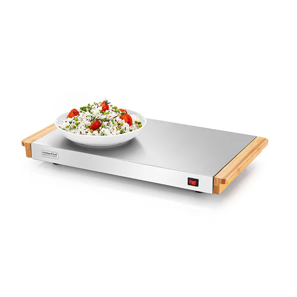Chauffe plat électrique sans fil 40 cm 800 W KCPA2SD Kitchen Chef Professional - Image 2