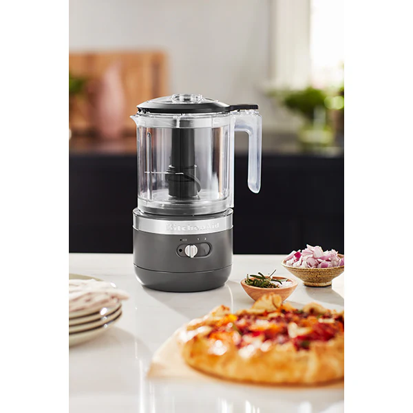 Hachoir électrique sans fil 2 vitesses 1,18 L gris mat 5KFCB519EDG Kitchenaid - Image 3