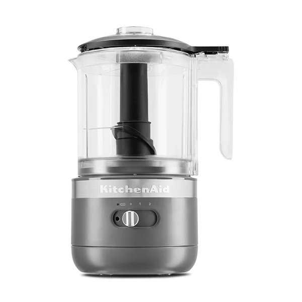 Hachoir électrique sans fil 2 vitesses 1,18 L gris mat 5KFCB519EDG Kitchenaid - Image 5