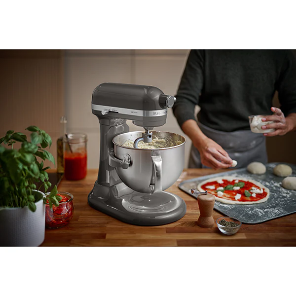 Robot pâtissier multifonction Artisan à bol relevable 5,6 L gris argent 5KSM60SPXECU  Kitchenaid - Image 5