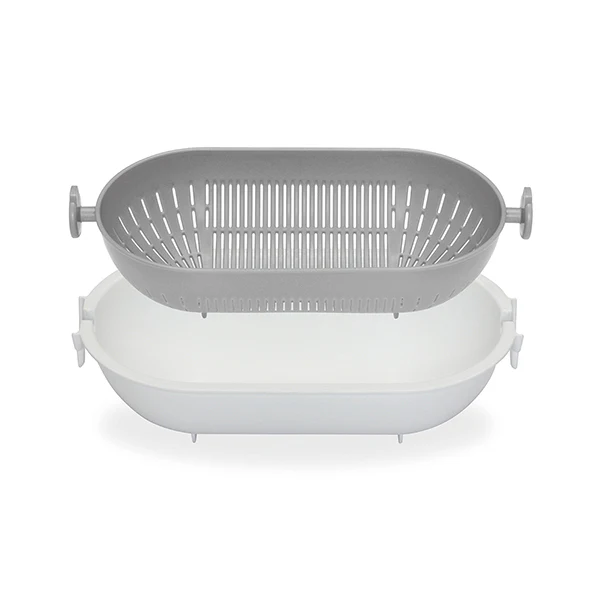 Passoir rotative ovale et bol de trempage 1,7 L Kokubo - Image 6