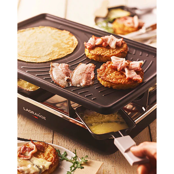 Appareil à raclette Elément gris noir 1200 W Lagrange - Image 3