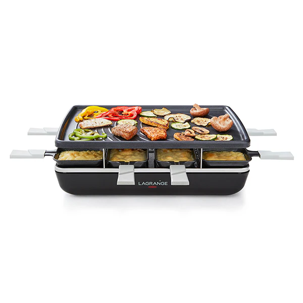 Appareil à raclette Elément gris noir 1200 W Lagrange - Image 4